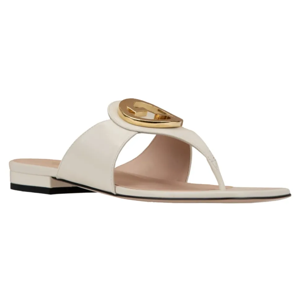 Leder Slip-On Zehentrenner