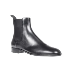 Leder Stiefeletten mit Elastischen Einsätzen