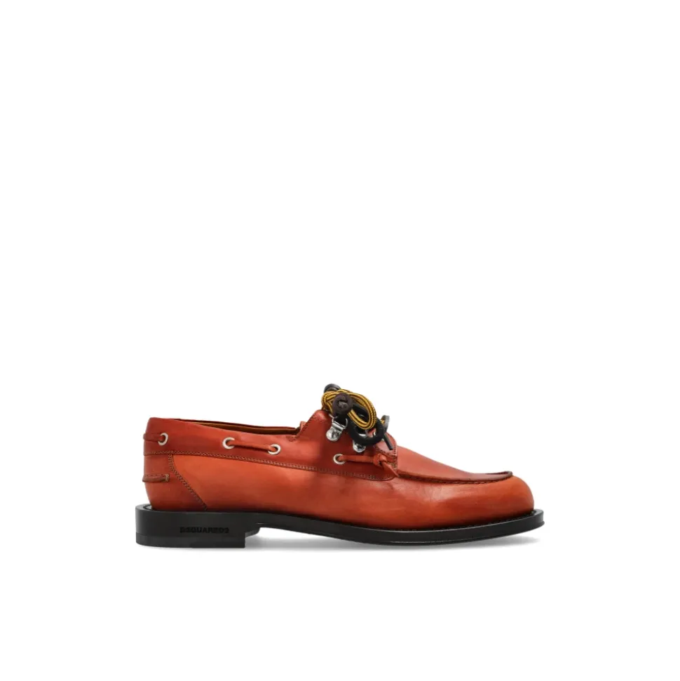 Leder-Bootsschuhe