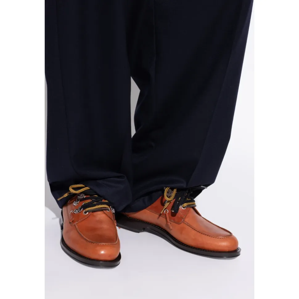 Leder-Bootsschuhe