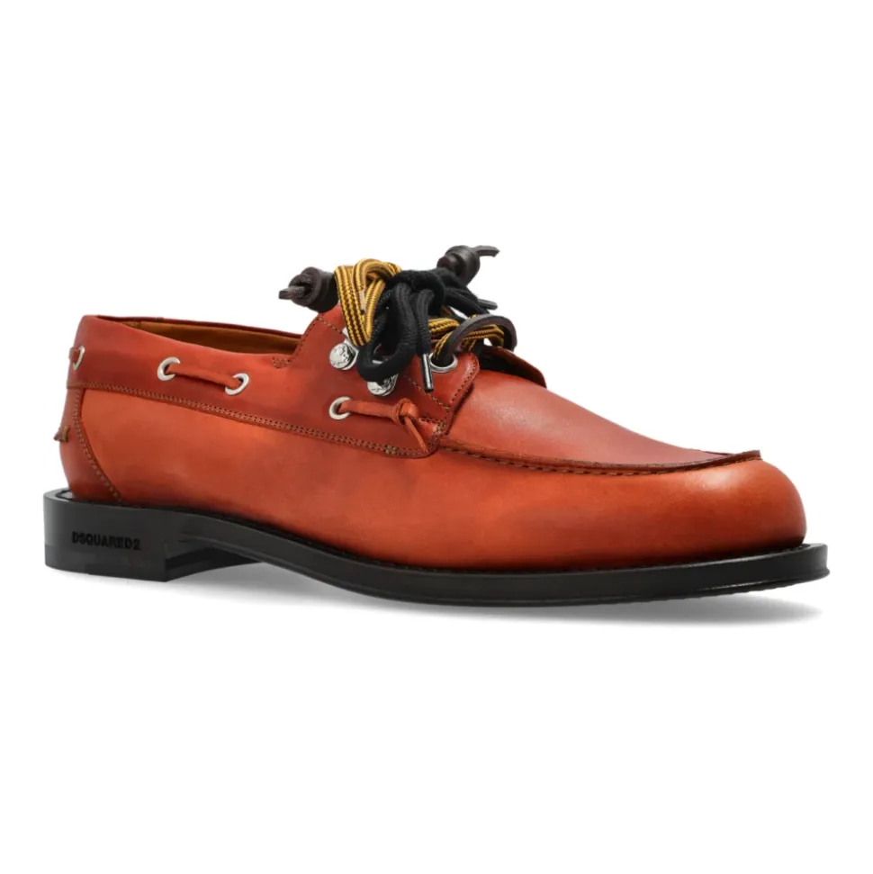 Leder-Bootsschuhe
