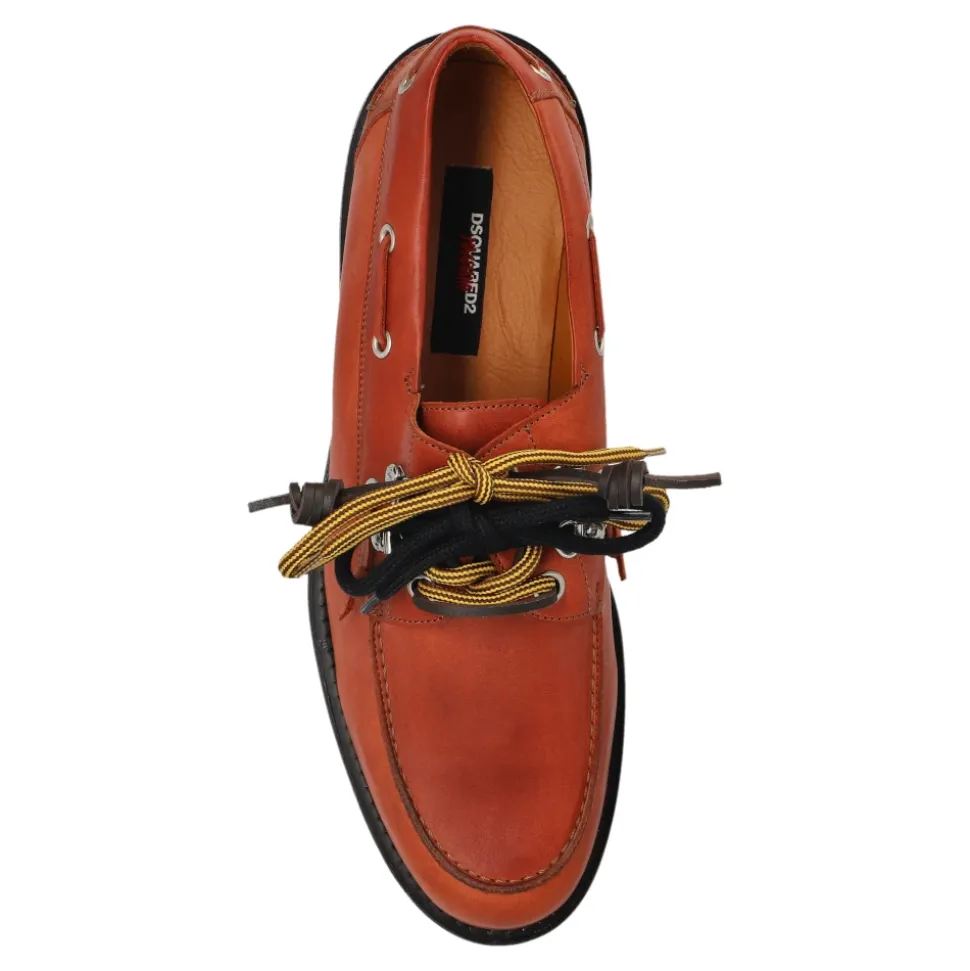 Leder-Bootsschuhe
