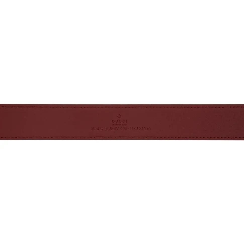 Ledergürtel mit Logo-Schnalle