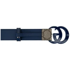 Ledergürtel mit Logo-Schnalle