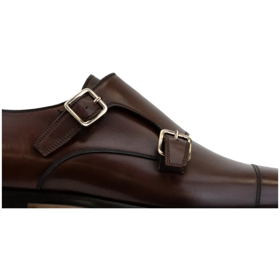 Leder-Haken-Schuhe