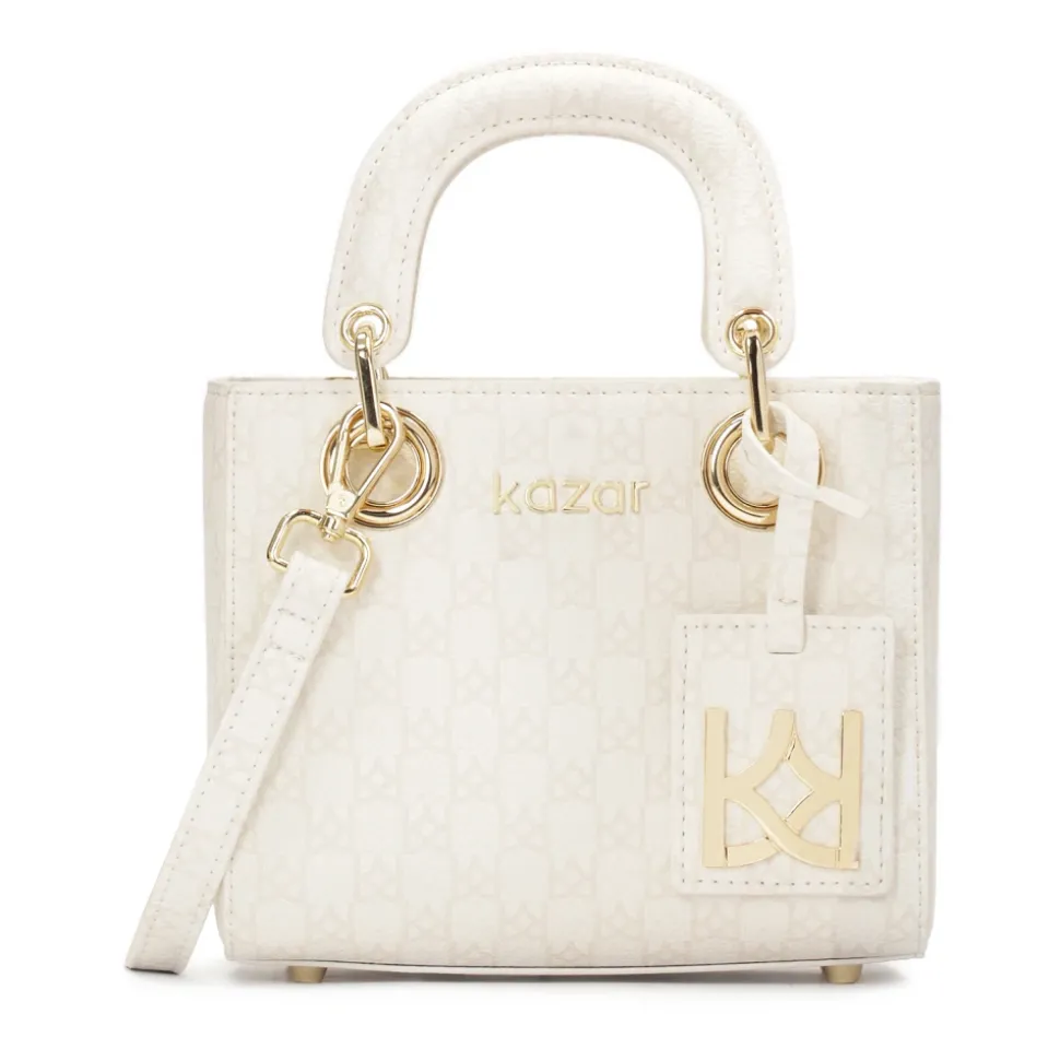 Lederhandtasche in kompakter Version