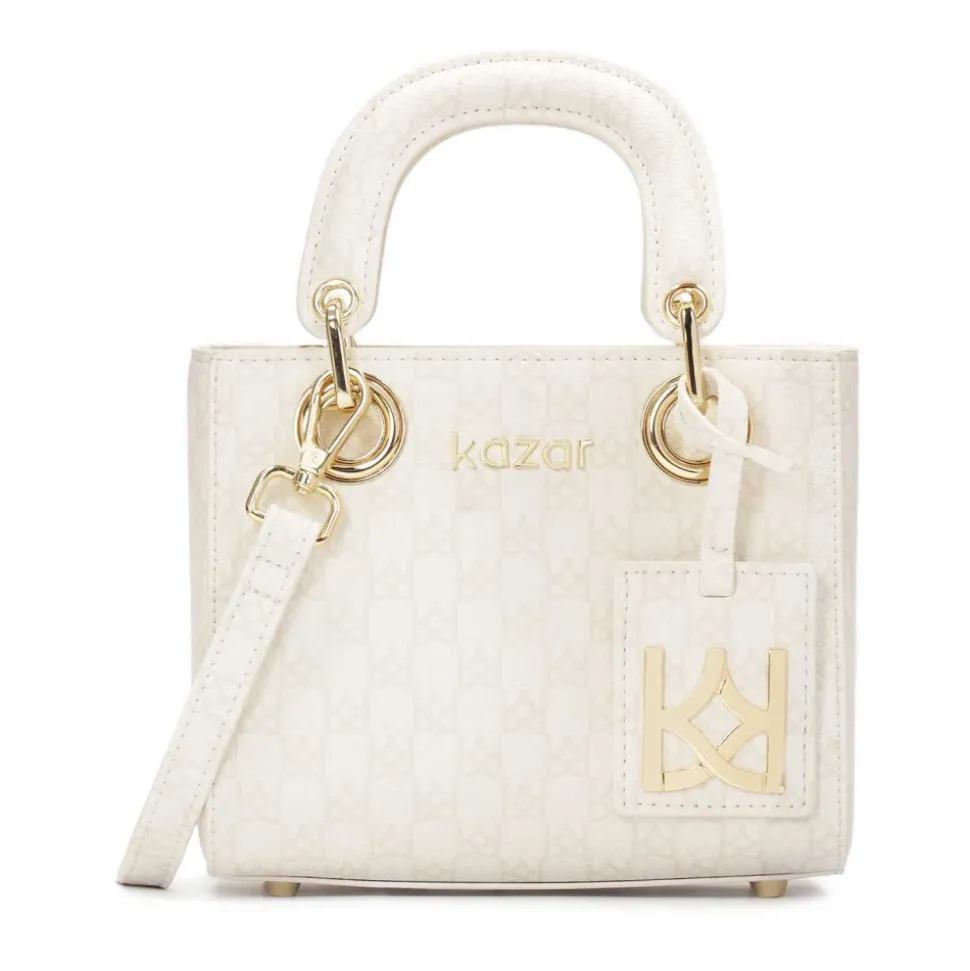 Lederhandtasche in kompakter Version