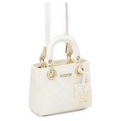 Lederhandtasche in kompakter Version