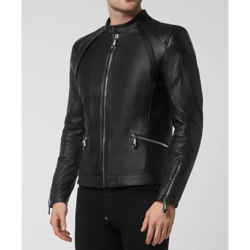 Lederjacke