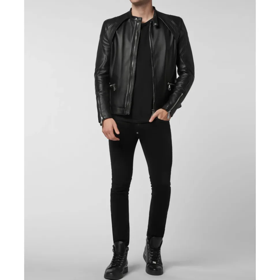 Lederjacke