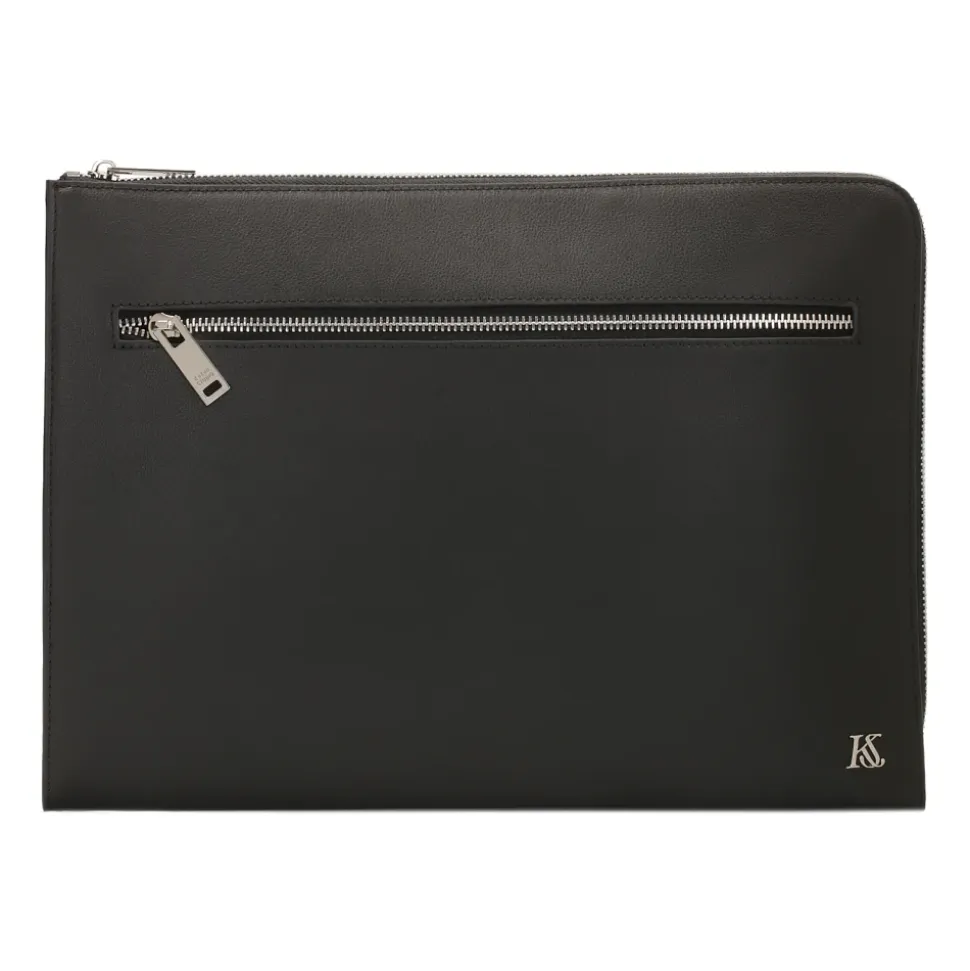 Leder-Laptoptasche