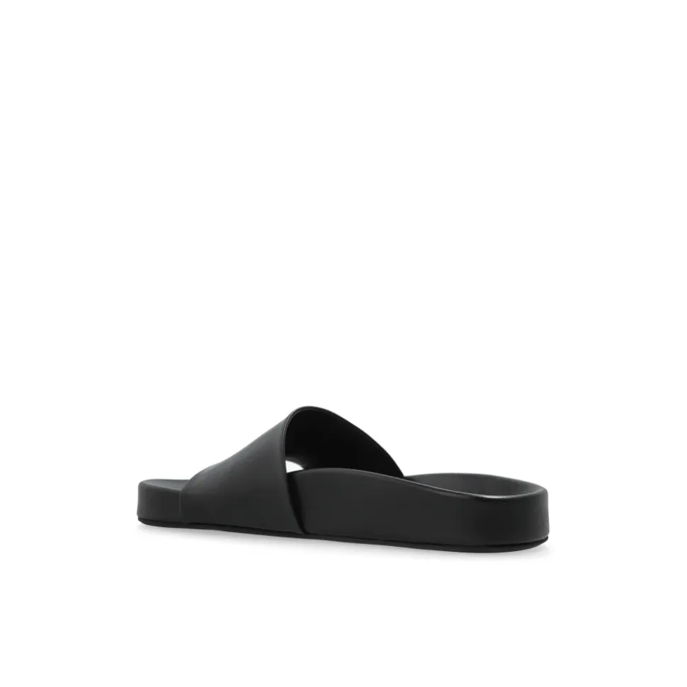 Leder-Schlappen