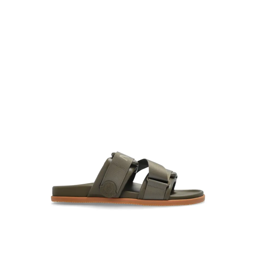 Leder-Schlappen