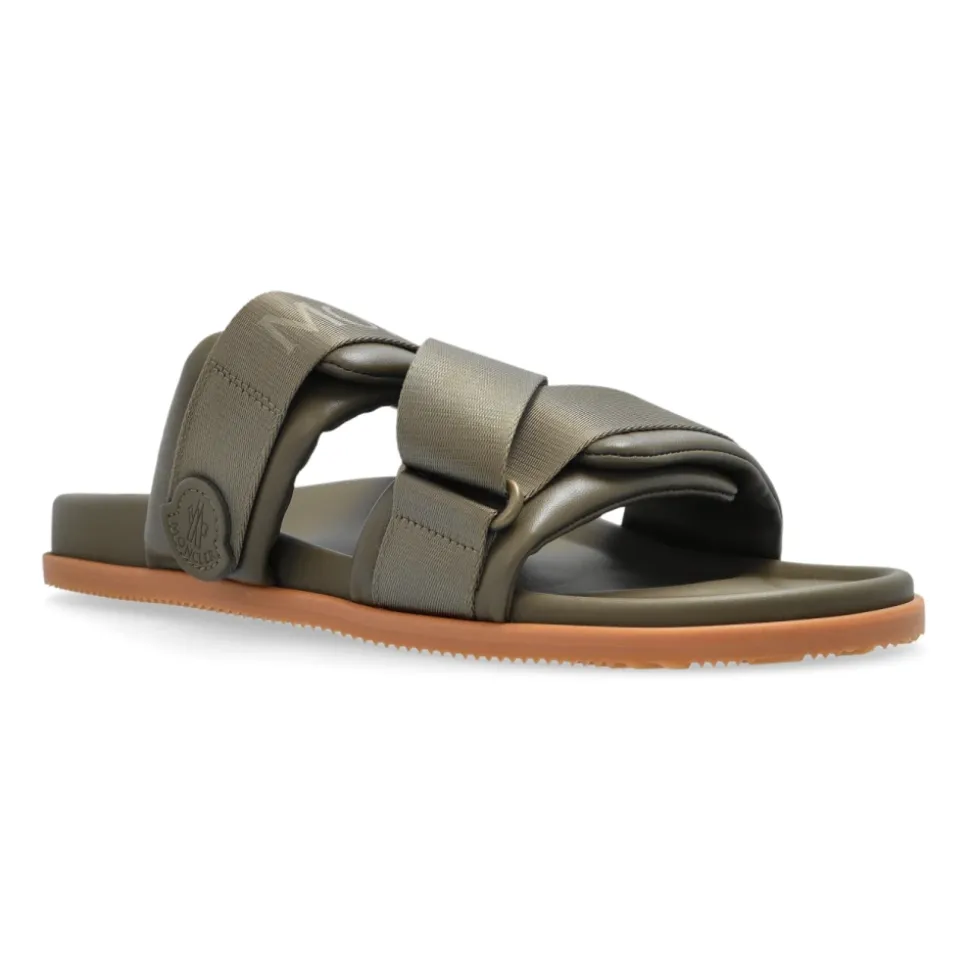 Leder-Schlappen