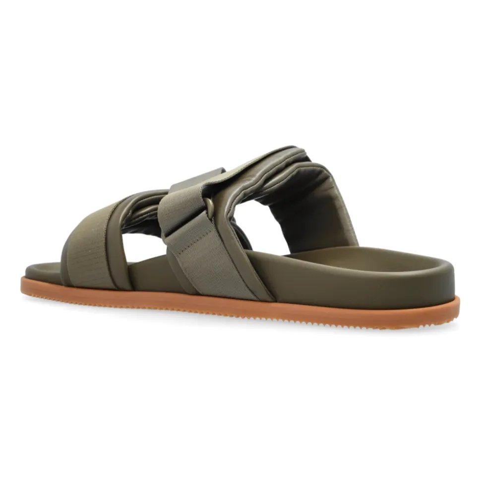 Leder-Schlappen