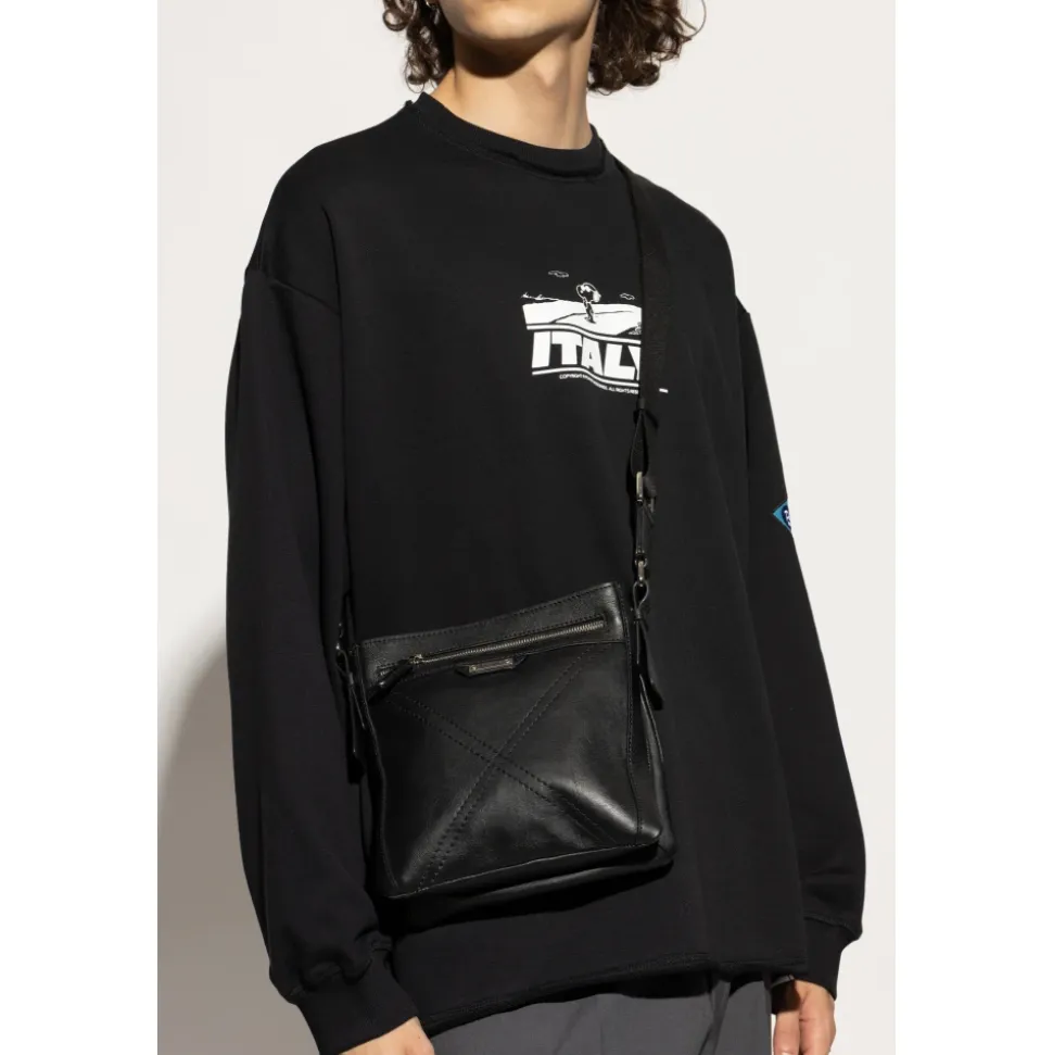 Leder-Schultertasche