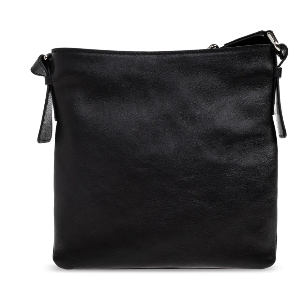 Leder-Schultertasche