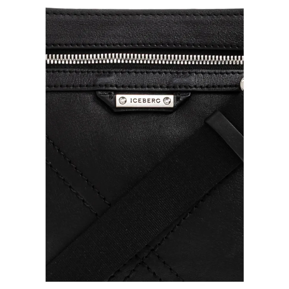 Leder-Schultertasche