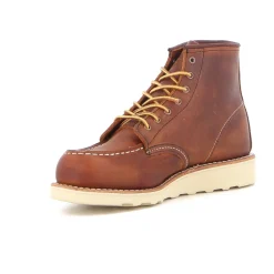 Leder-Stiefelette mit Traction-Tred-Sohle