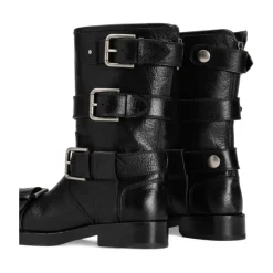 Leder-Stiefeletten
