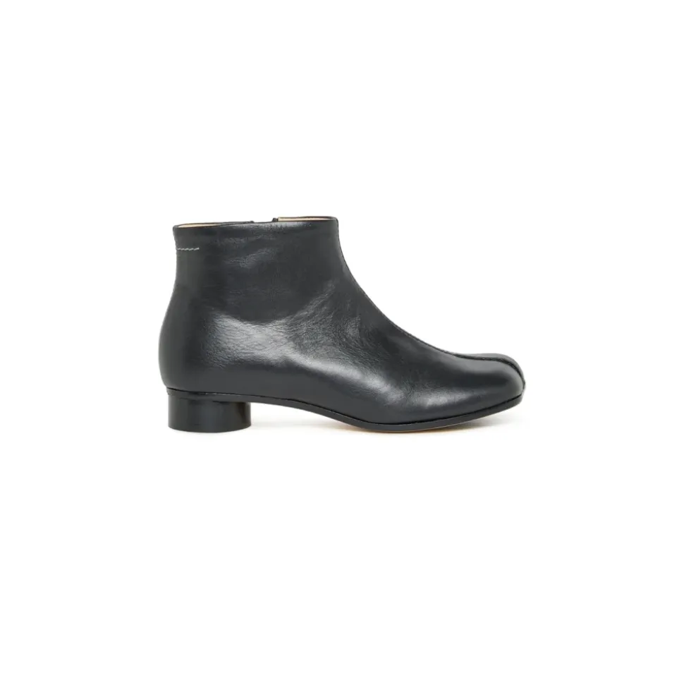 Leder-Stiefeletten