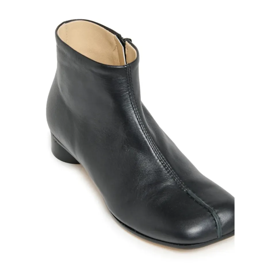 Leder-Stiefeletten