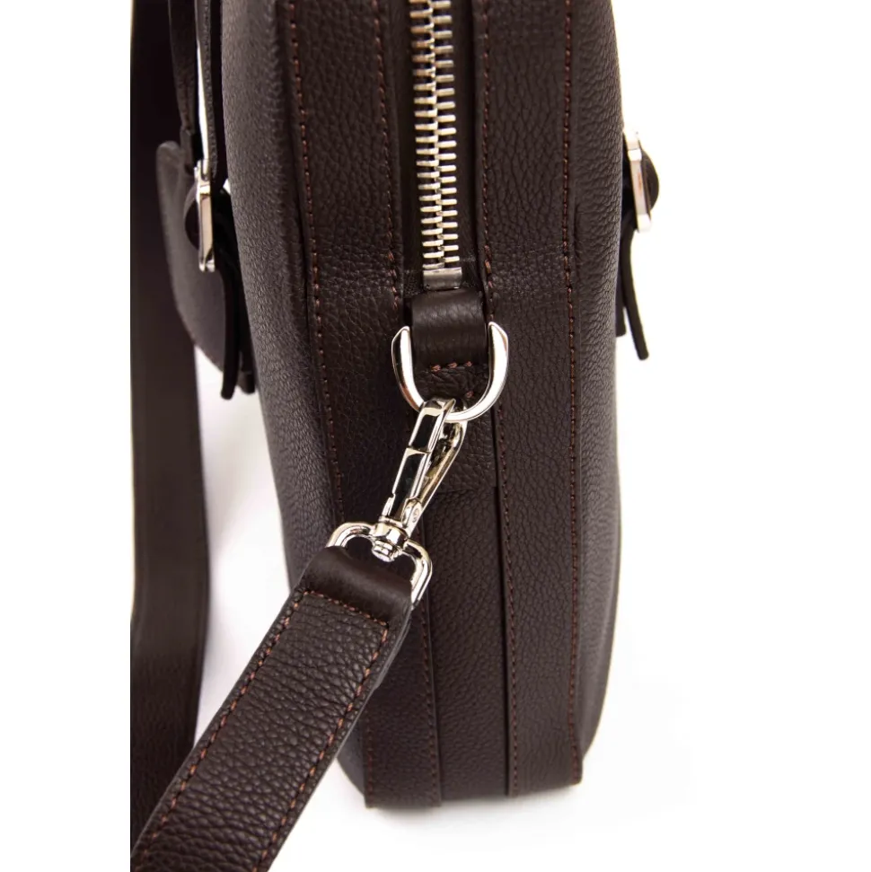 Ledertasche für die Schulter, gehämmert