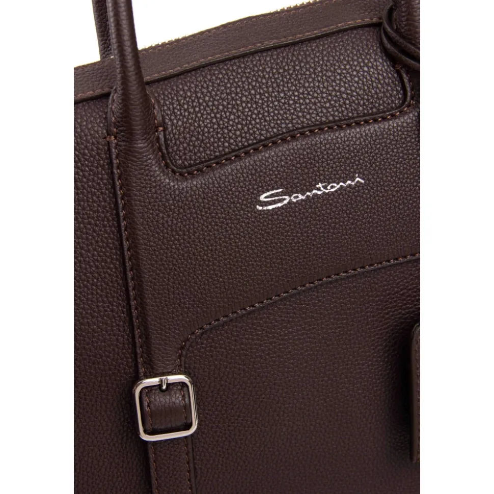 Ledertasche für die Schulter, gehämmert