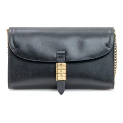 Ledertasche mit Logo-Schriftzug