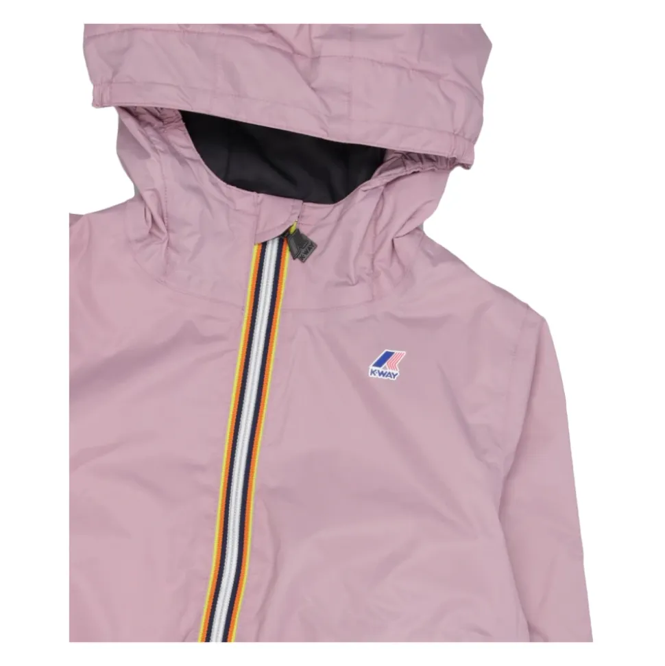 Leichte, wasserdichte und winddichte lila Jacke