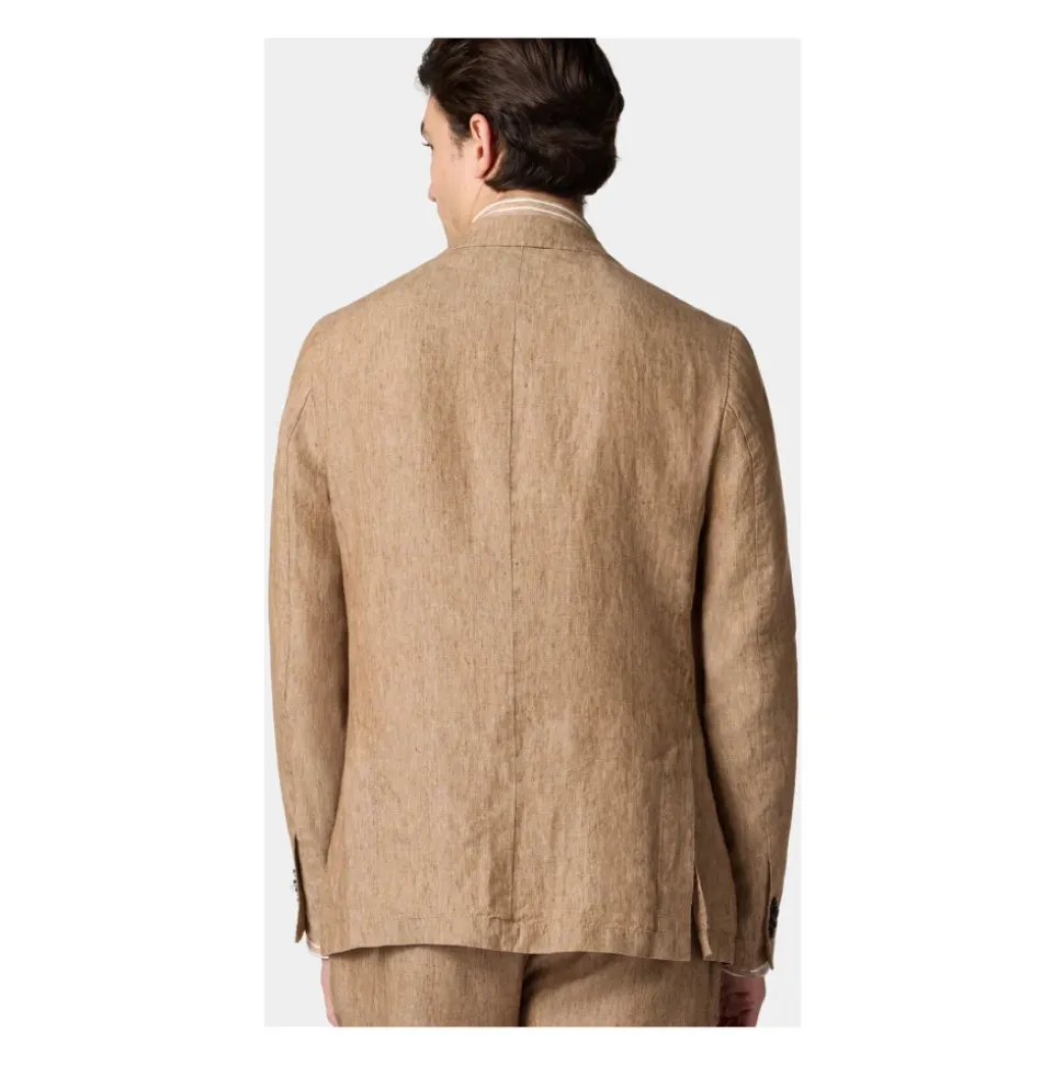 Leinen Einreiher Blazer