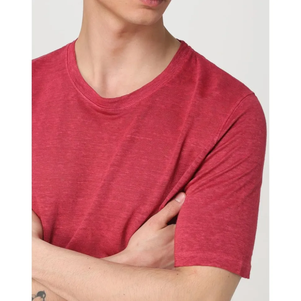 Leinen-T-Shirt