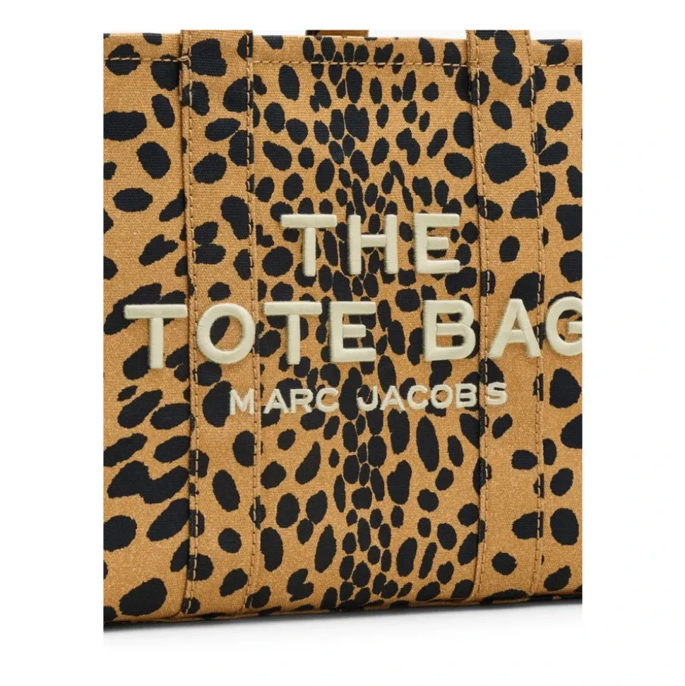 Leopard Logo Tote Tasche