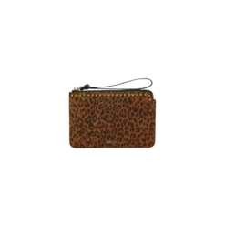 Leopardenmuster Wildleder Tasche