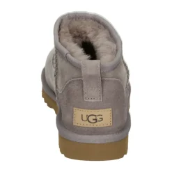Lila Wildleder Damen Stiefeletten