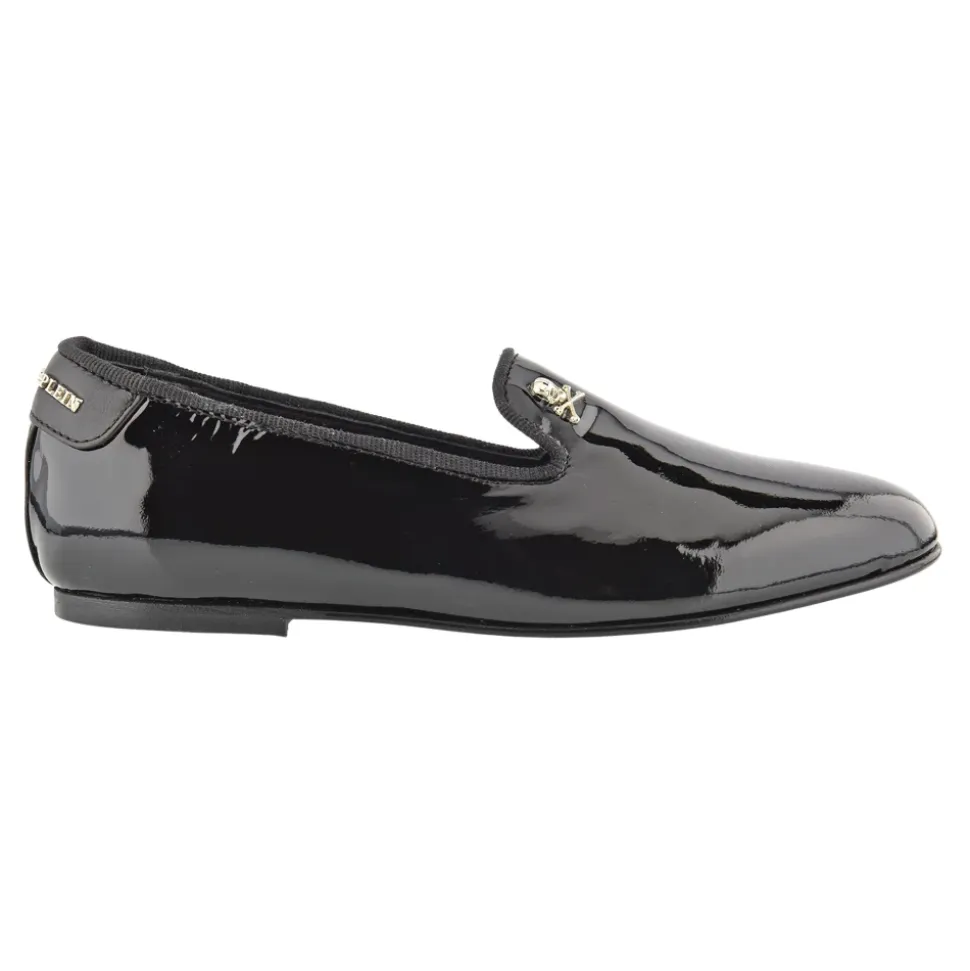 Loafers Patent Skull