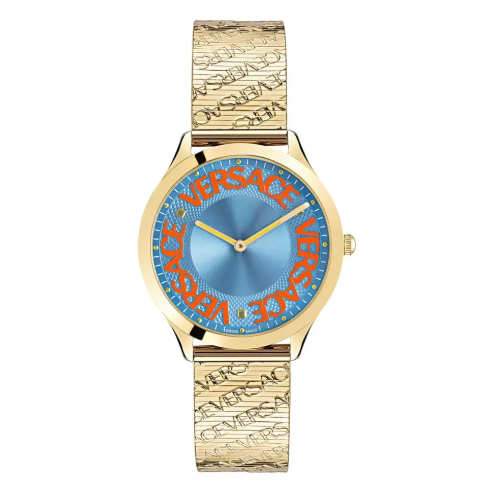 LOGO HALO Damenuhr Lila Gold