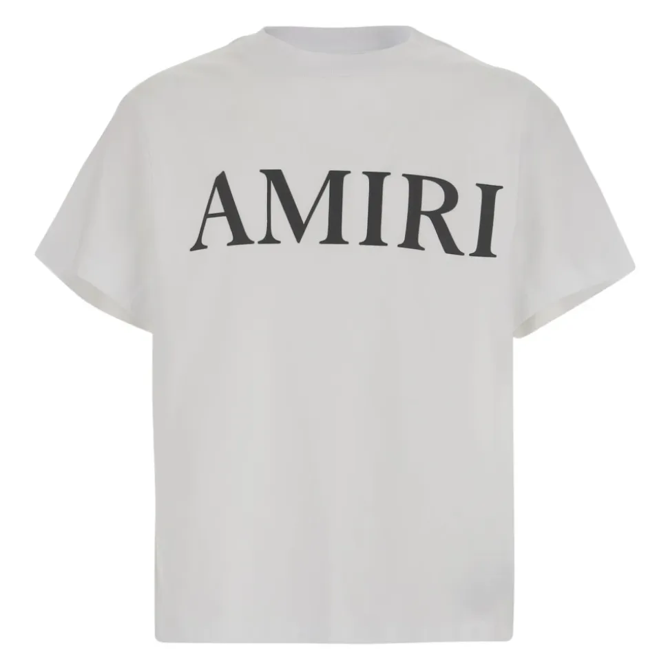 Logo Print Baumwoll T-shirt