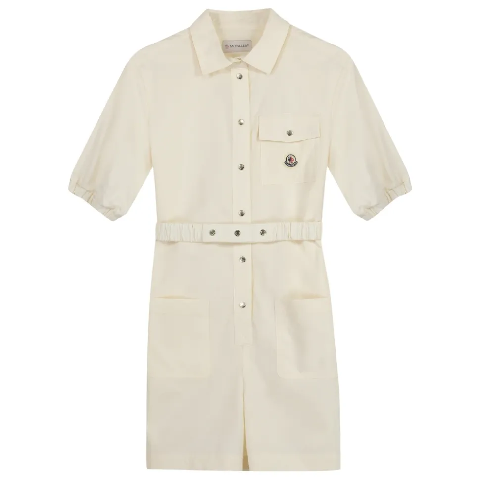 Logo Print Short Sleeve Romper