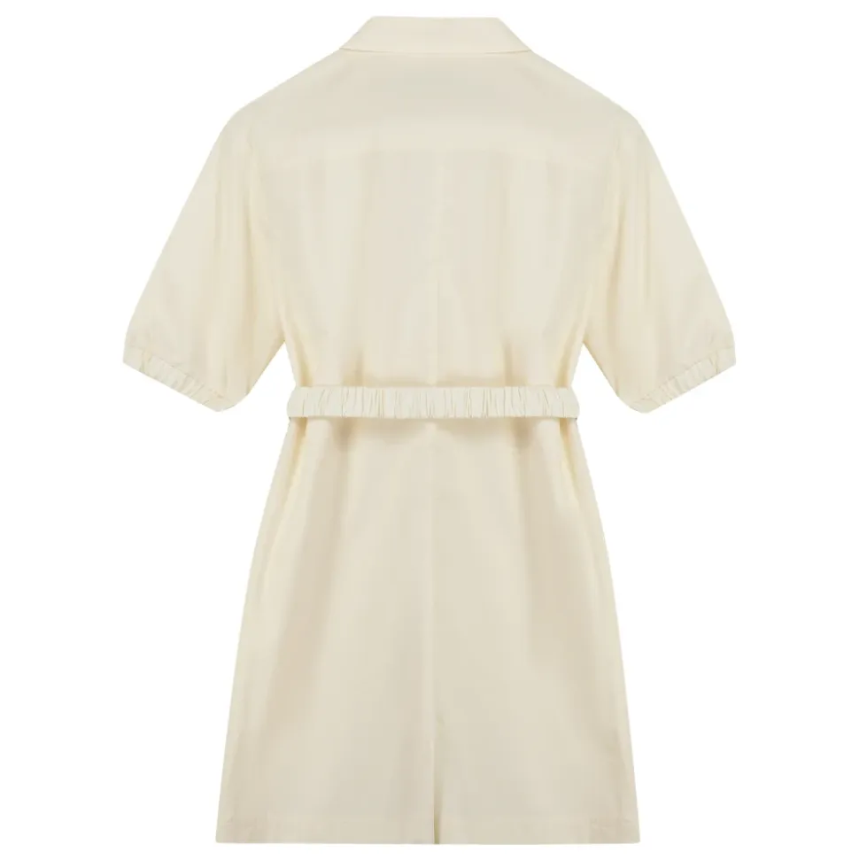 Logo Print Short Sleeve Romper