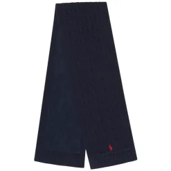 Logo Schal in Marineblau
