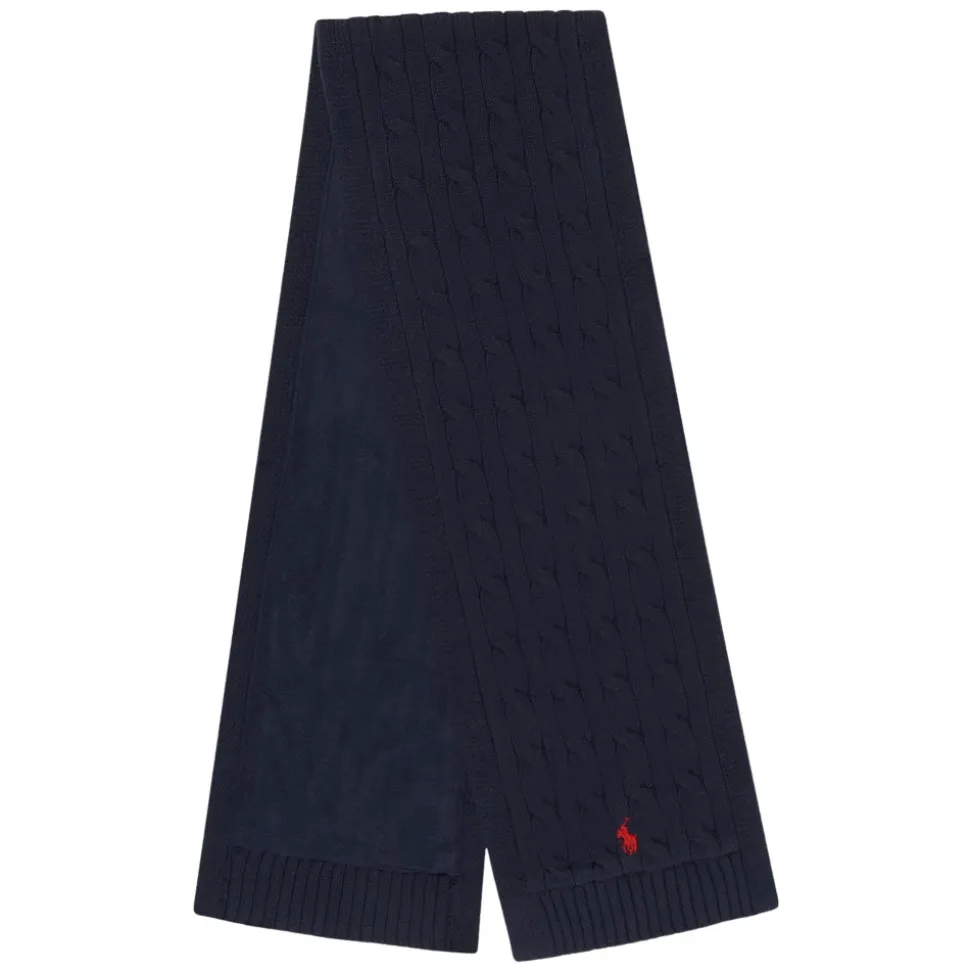 Logo Schal in Marineblau