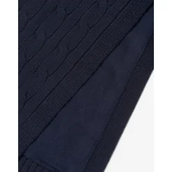 Logo Schal in Marineblau