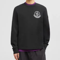 Logo Sweatshirt Schwarz Langarm