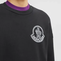 Logo Sweatshirt Schwarz Langarm