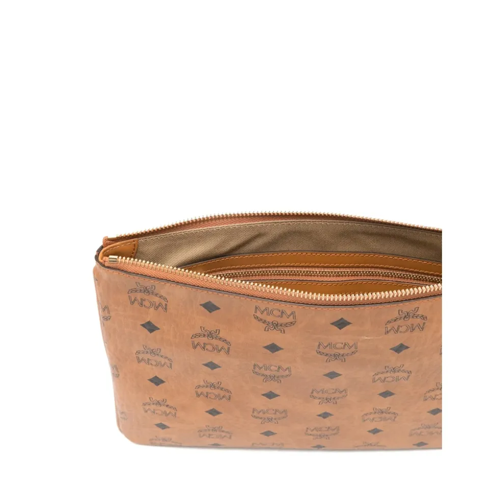 Logo-Muster Clutch