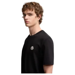 Logo-Patch Baumwoll-T-Shirt (3er-Pack)