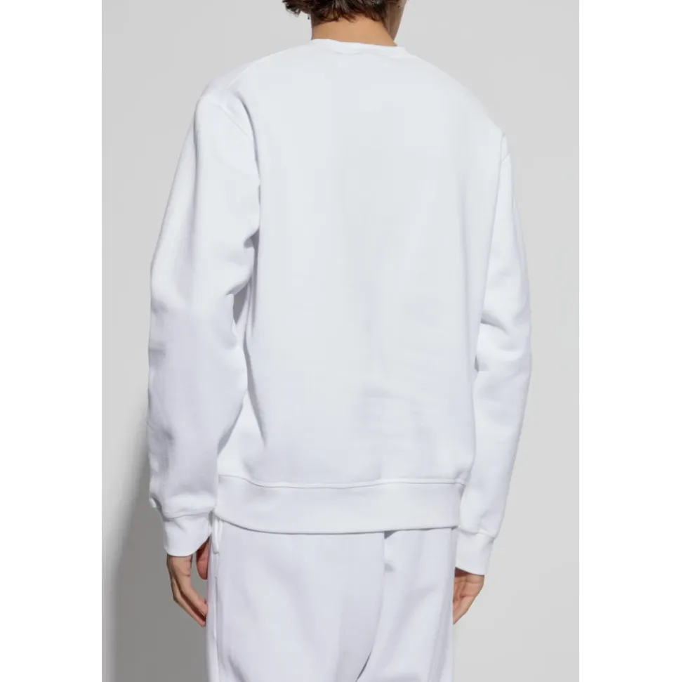 Logo-Sweatshirt mit Samt-Finish