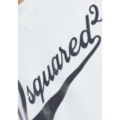 Logo-Sweatshirt mit Samt-Finish