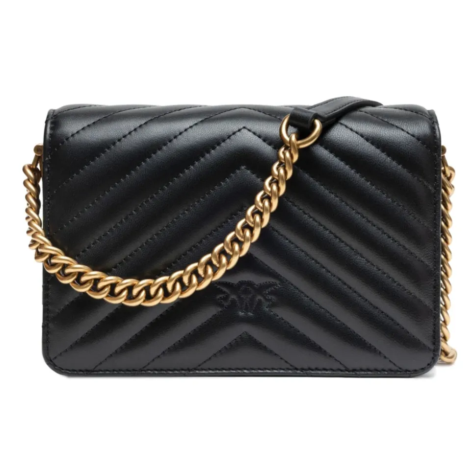 Love Click Mini Nappa Chevron